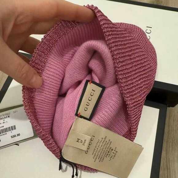 NWT Authentic Gucci Cashmere beanie - Picture 2 of 3